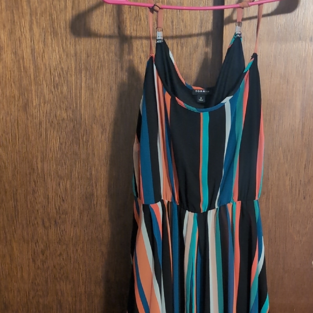 Torrid Multicolor Striped Dress